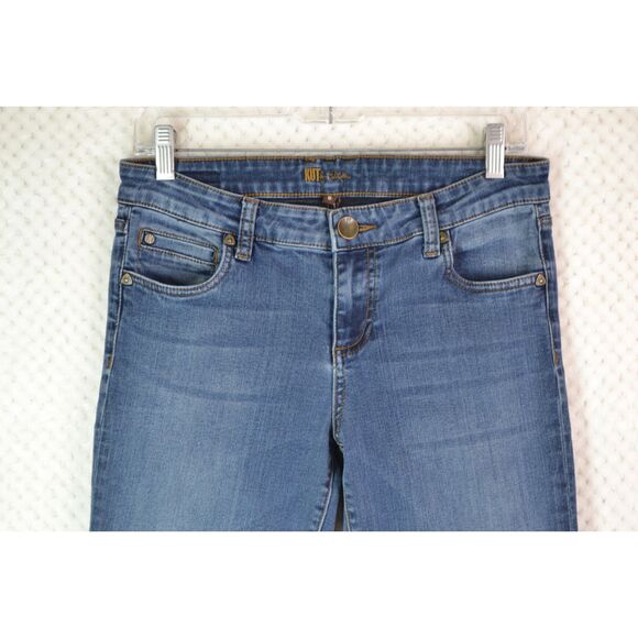 Kut from the Kloth Women's 6 Medium Wash Skinny Stretch Jeans - Picture 2 of 16